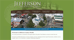 Desktop Screenshot of jeffersoncountyfl.gov